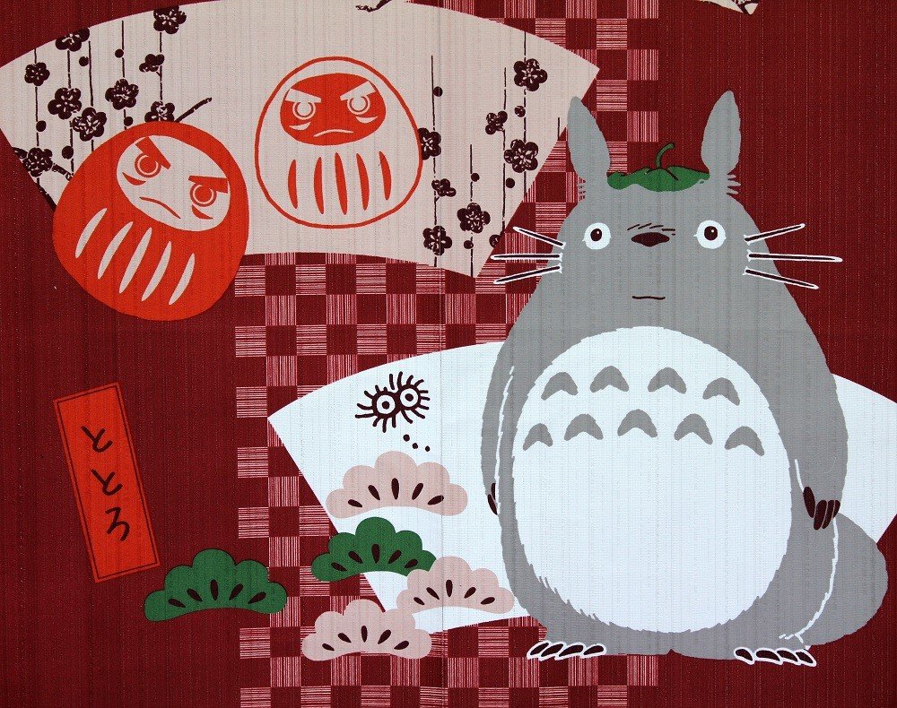 Amazon.com: Cosmos Studio Ghibli My Neighbor Totoro noren(Japanese